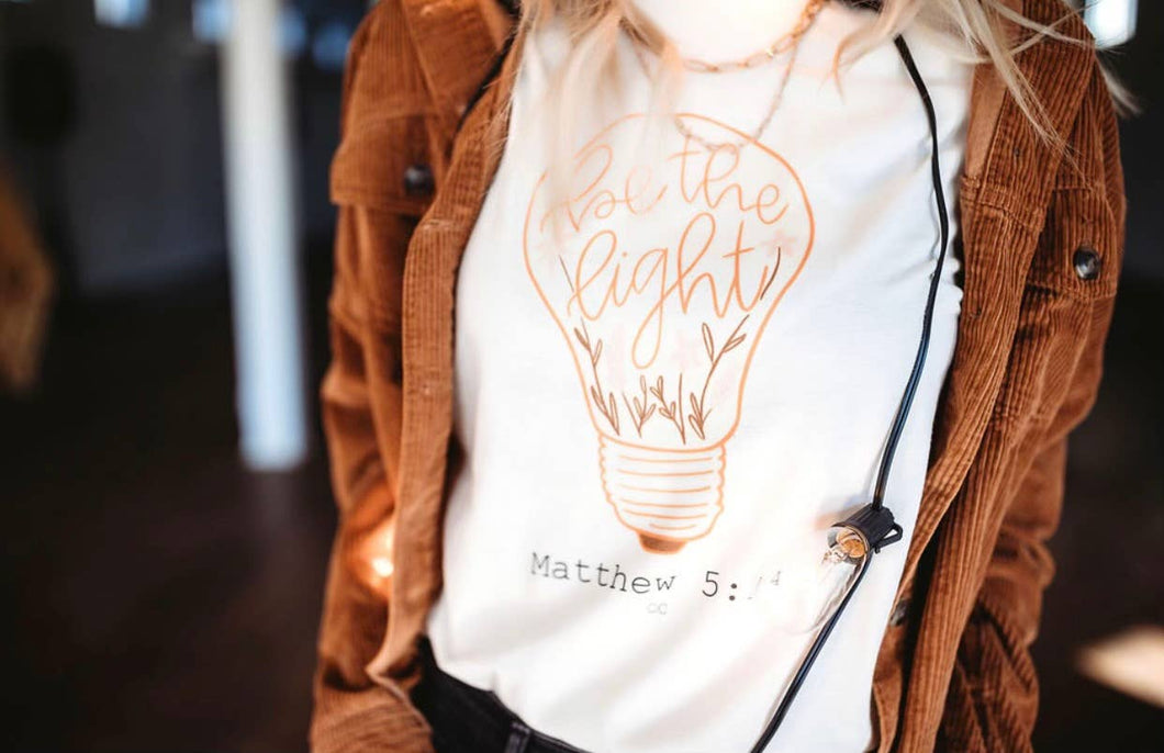 Be The Light Tee (Small-3X)