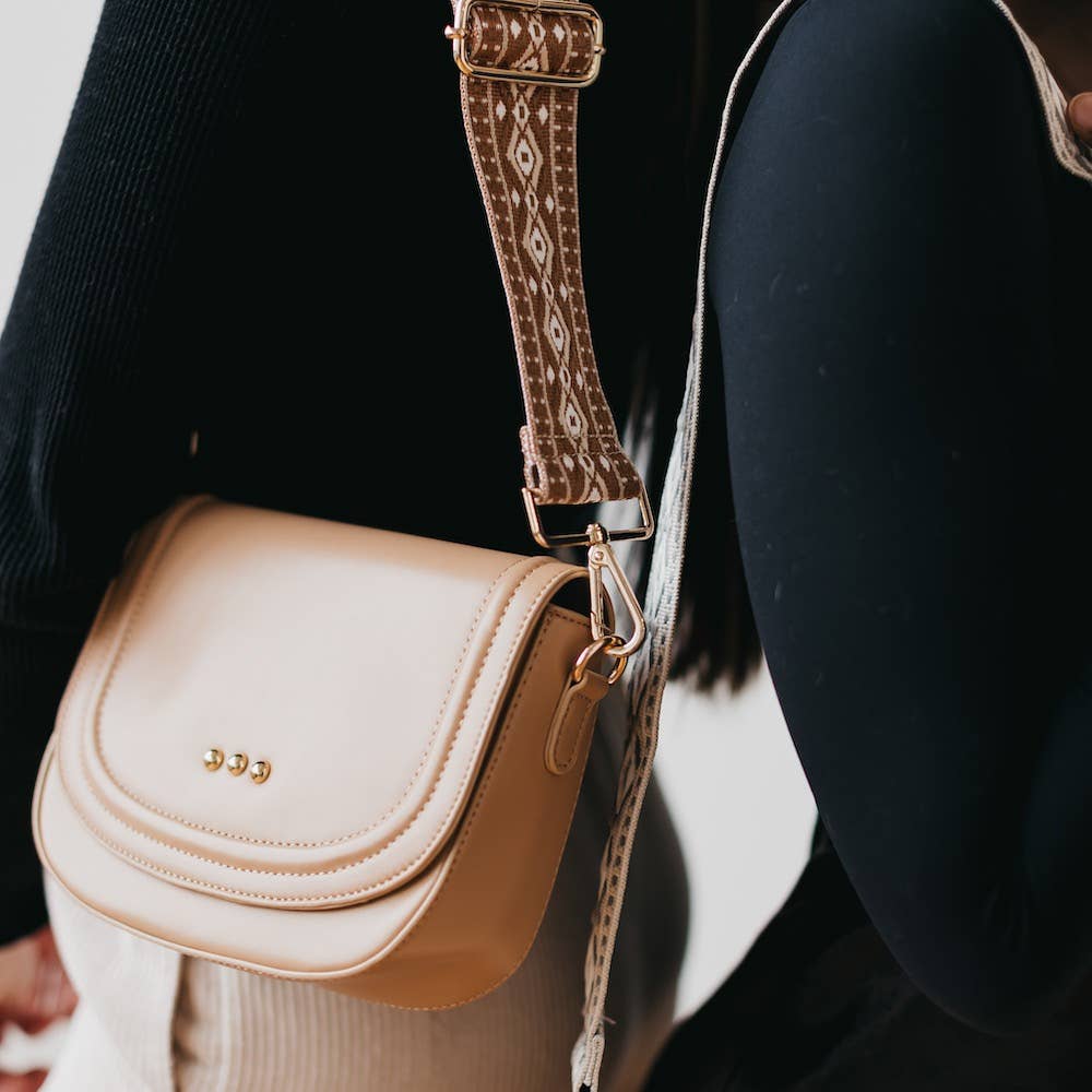 Serenity Saddle Bag: Brown