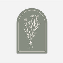Load image into Gallery viewer, Floral Arch Sticker - Green
