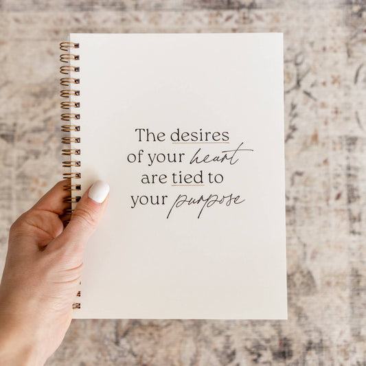 Desires of Your Heart Journal Notebook for Back to School