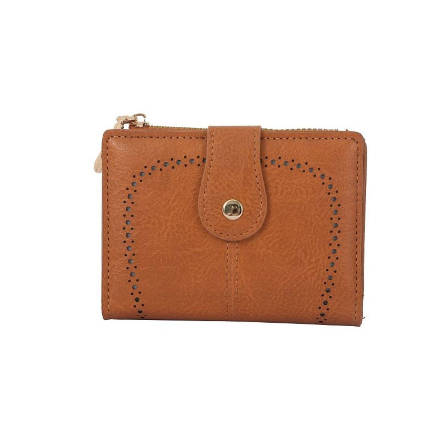 The Lena Vegan Leather Wallet: Tan