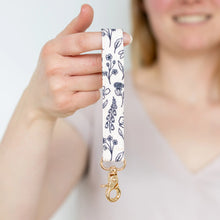 Load image into Gallery viewer, Pressed Floral Wristlet Keychain
