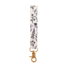 Load image into Gallery viewer, Pressed Floral Wristlet Keychain
