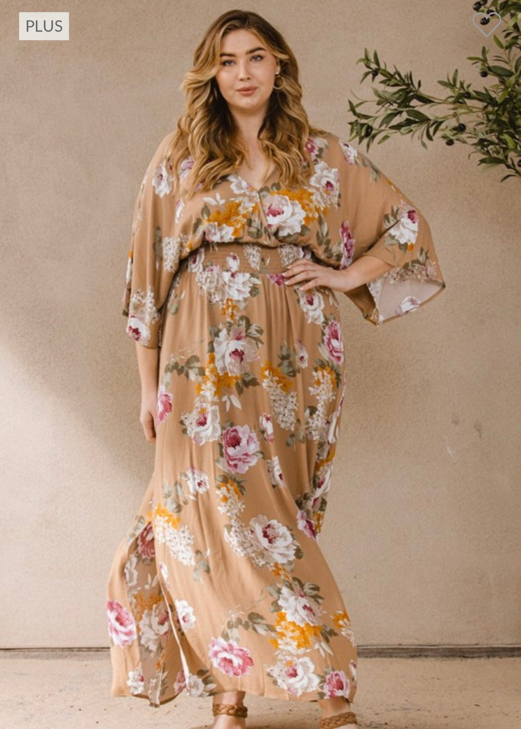 Fall Floral Maxi Dress