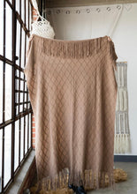Load image into Gallery viewer, Mocha Knit Throw Blanket
