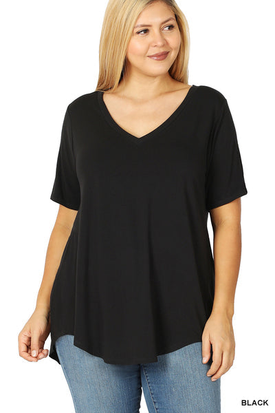 ZENANA Soft Short Sleeve - Black