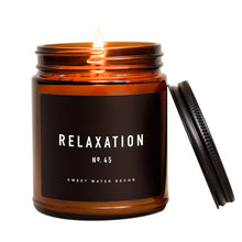 Load image into Gallery viewer, Relaxation Soy Candle - 9oz
