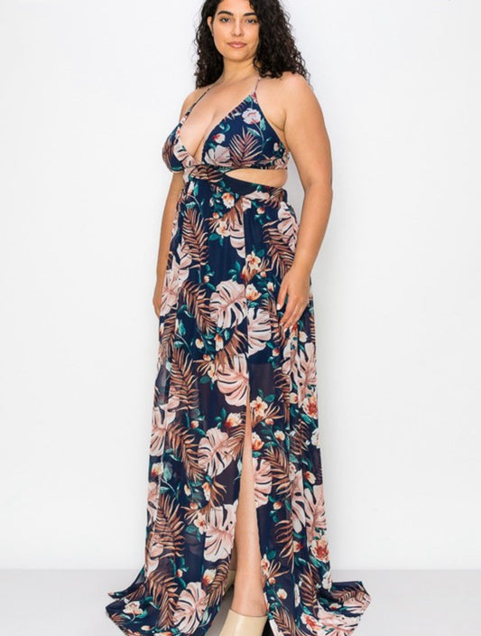 Tropical Maxi Dress