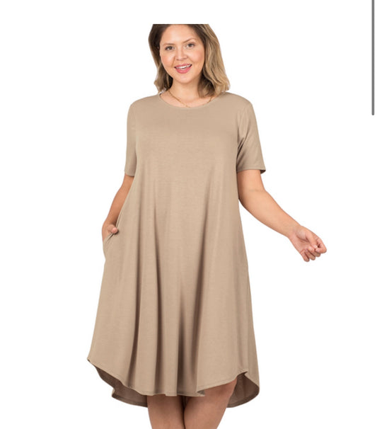 The Jane Dress - Ash Mocha