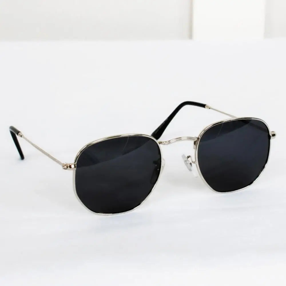 Hailey Hexagon (Silver) sunglasses