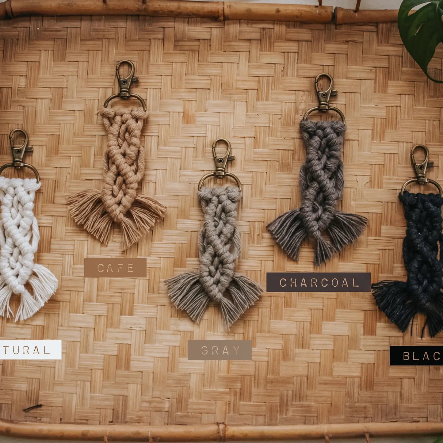 Macrame Fringe Keychains *Colors*